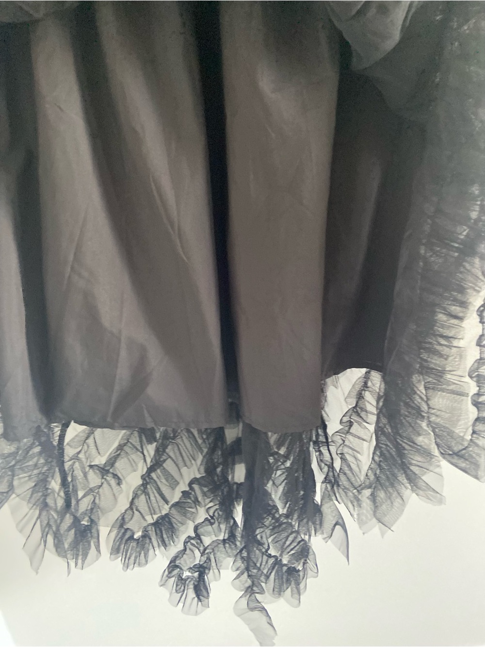 Black Ruffled Maxi Skirt - Picture 6 of 8